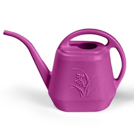 UFANME Plastic Watering Can - Rose Red - 1 Gallon