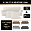 PrinceDeco T Cushion Loveseat Slipcover 3 Pieces Sofa Covers for