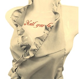 TO188 Cute Fashionable Women's Frill Apron, Beige