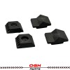 OGH Parts 4Pcs Black Trunk Stop Buffer A1247580044 For Mercedes