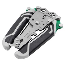 Nicear Multifunctional Wire Strippers Crimper 18 In 1 Foldable Wire Stripper Cutters Electrical Electricians Tools Electrical Cutters Cable Stripping Tool