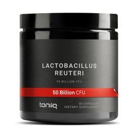 50 Billion CFU Lactobacillus Reuteri Probiotic 50mg per Serving - Third-Party Tested L Reuteri Probiotics - Highest CFU Count Lactobacillus Reuteri...