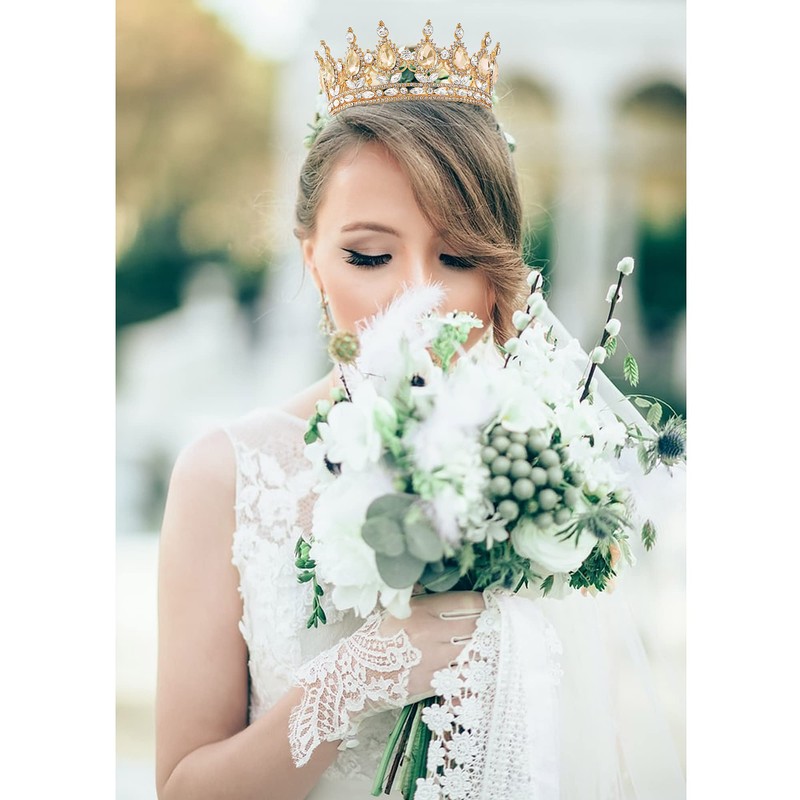 Queen Crowns for Women Rhinestone Wedding Crowns and Tiaras Princess