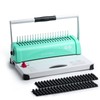 OFFNOVA Binding Machine, 21-Hole 450 Sheets Paper Comb Binding Machine