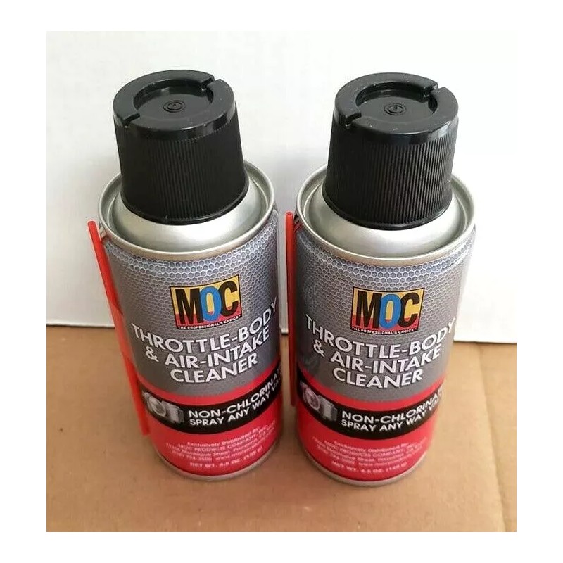 MOC 2-pc Throttle Body & Air Intake Cleaner Spray (4.5-oz