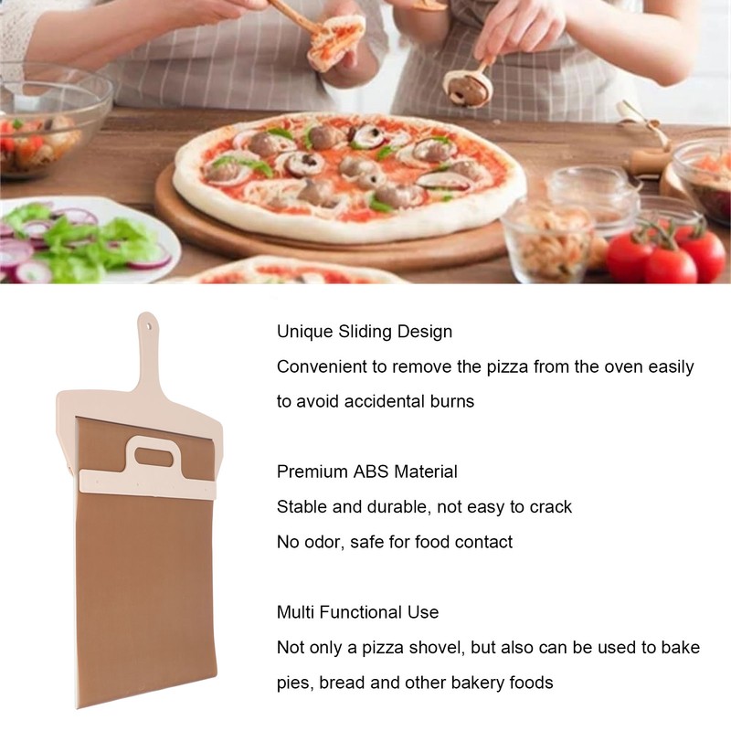 Sliding Pizza Peel Stick Proof Dishwasher Safe Pizza Shovel with