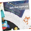 Tofficu Quilting Stencil Set 6pcs Quilting Templates for DIY Craft