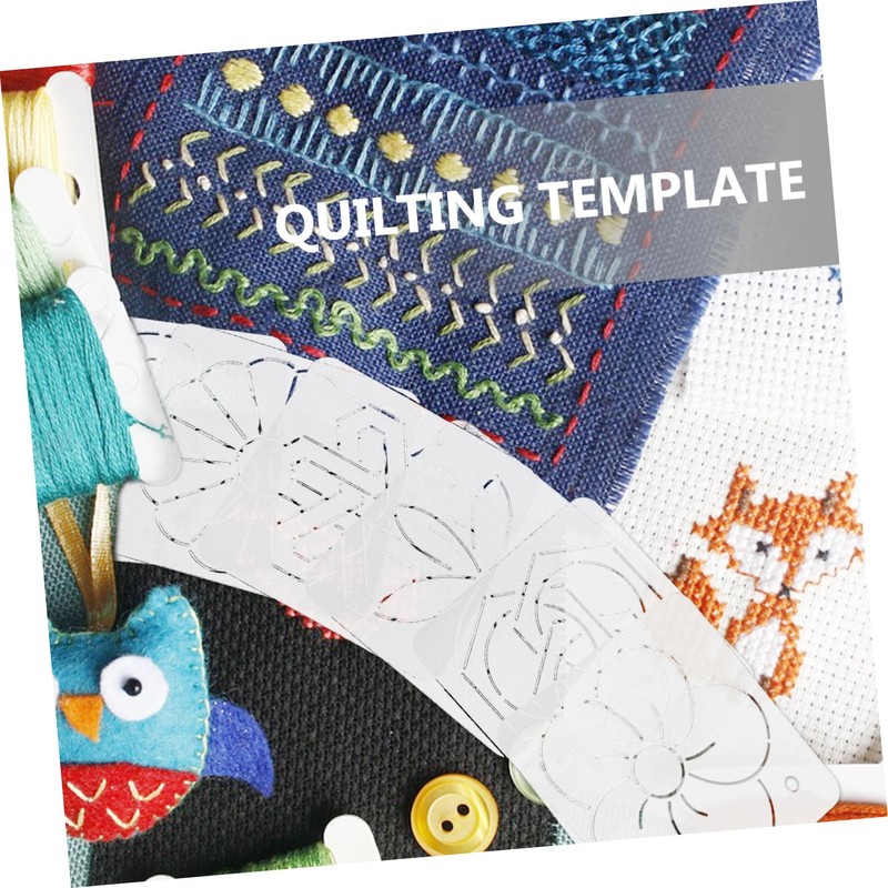 Tofficu Quilting Stencil Set 6pcs Quilting Templates for DIY Craft