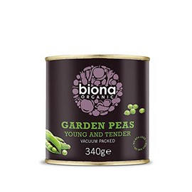 Biona Organic Garden Peas 340g (Pack of 6)