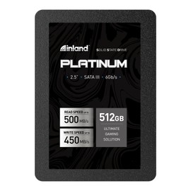INLAND Platinum 512GB SSD SATA III 6Gb/s 2.5" 7mm TLC 3D NAND Internal Solid State Drive (512GB)