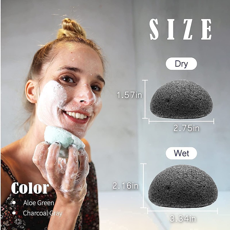 SILSTAR PROFESSIONAL Konjac Sponge Facial Sponge Bath Sponge Great Cleansing