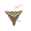 sourcing map Metal Box Corner Protectors Edge Guard Protector 18x18x18mm