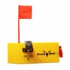 Krazywolf Planer Board (P009),Includes Spring Flag System,Left&Right L8 xW3,Pair,Yellow