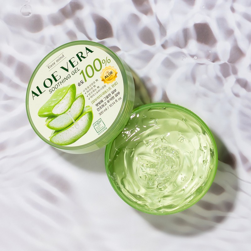 Easy Mind Aloe Vera Soothing Gel, 300g, Set of 2