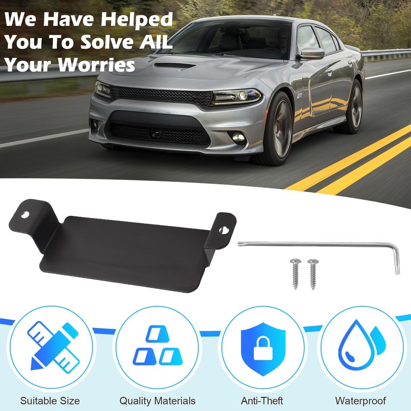 Steel Neutral Cover Plate for 2015-2023 Dodge Charger SRT Hellcat