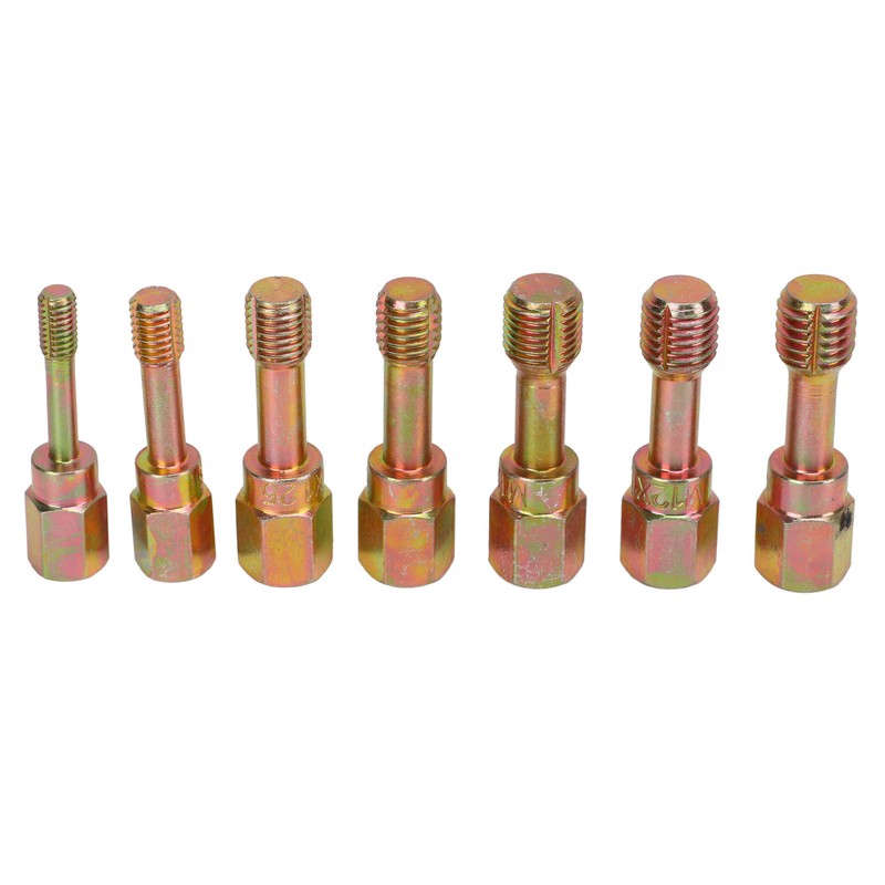 15pcs Metric Thread Chaser Set Carbon Steel Rethreading Tap Die