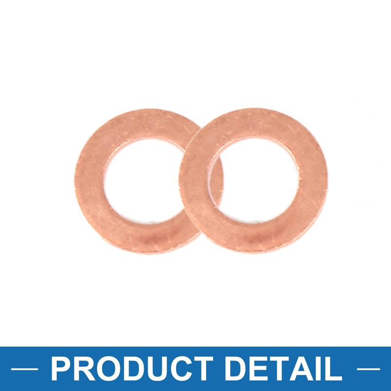 A ABSOPRO Copper Washer 12x19x1.5mm Flat Seal Ring Spacers for