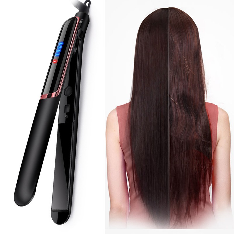 2 in 1 Hair Straightener Curler 4 Gear Temperature Fast