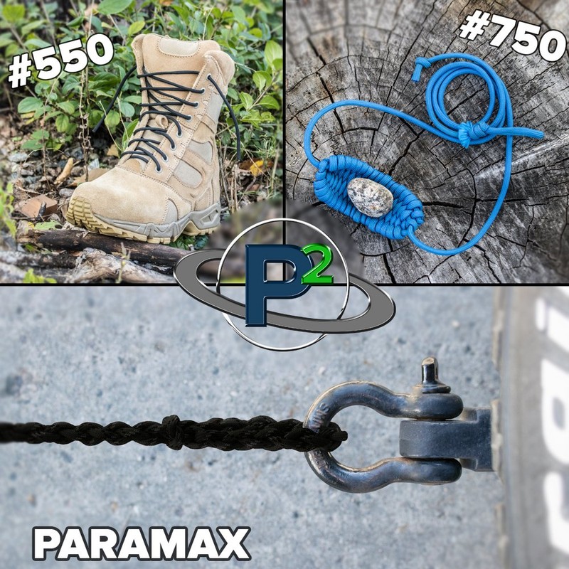 Paracord Planet 95, 275, 325, 425, 550, 750, and ParaMax