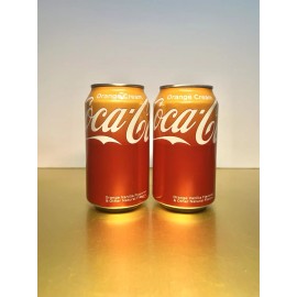 Coca-Cola 🔴 New Unopened Limited Edition Coca Cola Orange Cream Vanilla Soda (2 Cans)
