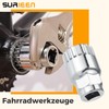 SURIEEN 20-Tooth Bicycle Bottom Bracket Wrench, Bicycle Bottom Bracket Remover