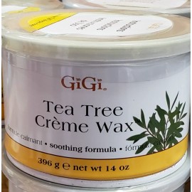 GiGi Tea Tree Crème Wax Soothing Formula 14 oz