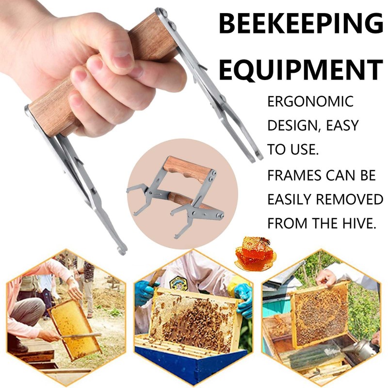 One Piece Ergonomic Handle Bee Frame Grip Practical Bee Hive