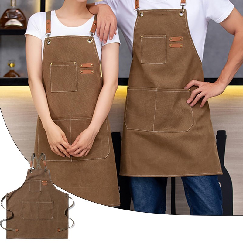 Alriedy Work Apron for Men and Women, Garden Apron Men,