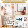 modacraft 372PCS Picture Hooks for Frames, Hanging Kit with Hangers,