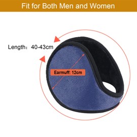 luckkyme 4 Pack Multicolor Winter Outdoor Sports Snowboarding Windproof Plush Earmuffs Unisex Earmuffs (Gray01)