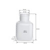 10 x 50 ml Octopus plastic bottles, HDPE plastic bottles