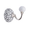 Knober ED06 Ceramic Wall Hooks with Ceramic Ball Diameter 6