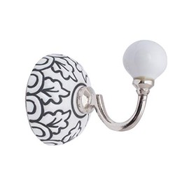 Knober ED06 Ceramic Wall Hooks with Ceramic Ball Diameter 6 cm