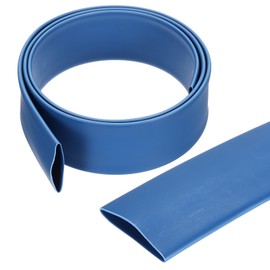 MECCANIXITY 1 Inch Heat Shrink Tubing Waterproof, 3:1 Dual Wall Marine Adhesive Lined Industrial Heat Shrink Tube Wiring Wrap 3ft, Blue