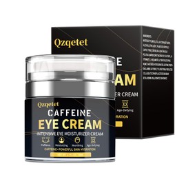 Koffein Augencreme – Anti-Aging Wirkung Reduziert effektiv Augenbrauenfältchen, Augenringe und Schwellungen – für ein strahlenderes und jugendlicheres Aussehen der Augen 50ml