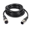 M12 4-Pin Connector PVC Sensor Cable, A Code Straight Male