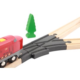 Locorico - Mechanical Switches for Wooden Rail Compatible with Brio (Right)