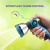 Hose Nozzle [Blue] Heavy Duty Hose Sprayer With 10 Adjustable