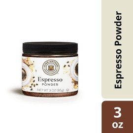 King Arthur, Espresso Powder, Certified Kosher, Reusable Plastic Jar, 3 Ounces