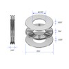 FOCMKEAS 2PCS NTA512 2TRA Thrust Needle Roller Bearings with Washers