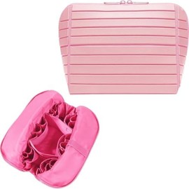 Makeup Brush Holder Travel, Compact Lightweight Accessory for Travel and Daily Use - Makeup PVC Removable Divider 3D