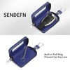 SENDEFN Universal Car Key Fob Case Leather Smart Remote Keychain