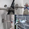 WYSIWYKA 2PCS 304 Stainless Steel Wall Mount Ceiling Mount Pipe