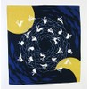 Maeda-senkou Furoshiki - Japanese Wrapping Cloth (Moon Dancing Rabbit) -