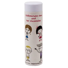 OGURA Chibi Maruko-chan Water Bottle, 13.5 fl oz (400 ml), Stainless Steel Bottle, Ultra Lightweight, Tumbler, Vacuum, Insulated, Cold Insulated, Heat Retention