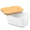 LOVECASA Butter Dish Porcelain French Butter Dish Butter Container w/