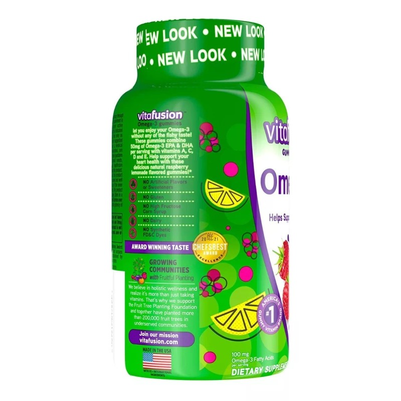 Vitafusion Vitaminas - Vitafusion Omega-3 Gomitas - 120 Und