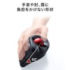 Sanwa Supply MA-WTB178BK Wireless Ergo Trackball