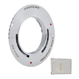 PHOLSY Lens Mount Adapter Manual Focus Compatible with Exakta (NOT Compatible with Topcon) Mount Lens to Canon EOS EF-Mount Camera Body, Exakta to EOS, Exakta to EF