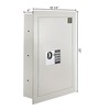 In-Wall Safe with Keypad and 2 Manual Override Keys -